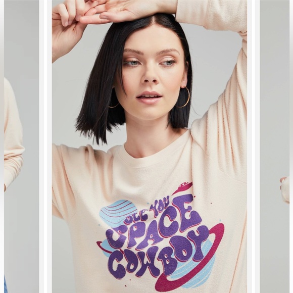 Wildfox Space Cowboy π Cowboy Bebop Medium Jumper Sweater - Picture 3 of 3